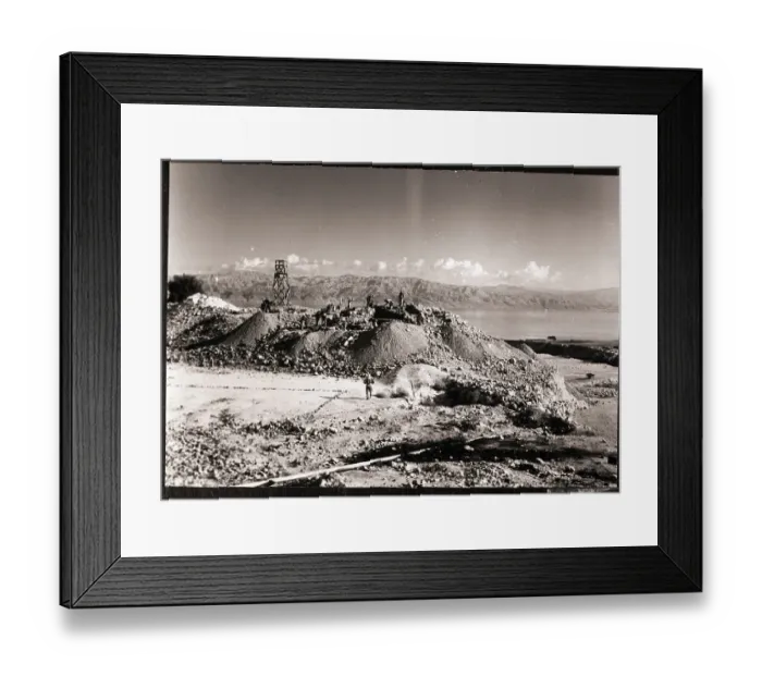 Framed Print : General View of Archaeology Dig Framed Print : General View of Archaeology Dig