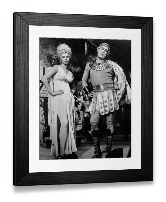 Framed Print : Sophia Loren and Anthony Quinn in Movie Still Framed Print : Sophia Loren and Anthony Quinn in Movie Still