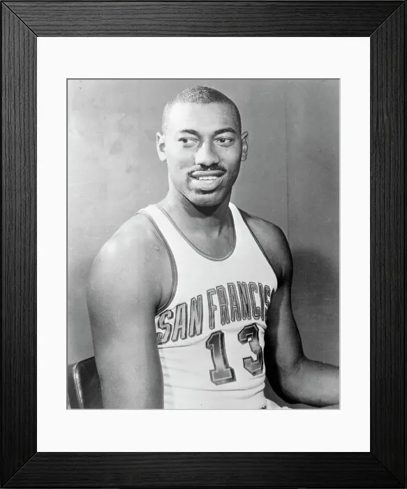 Framed Print : Portrait of Wilt Chamberlain Framed Print : Portrait of Wilt Chamberlain