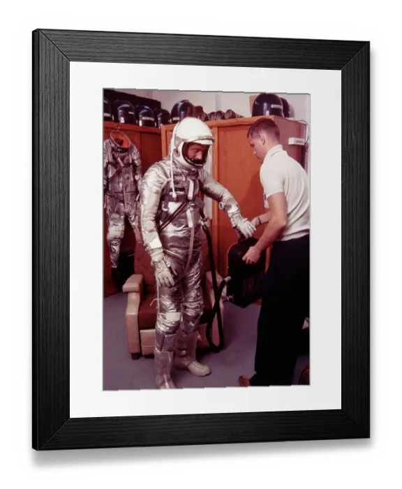 Framed Print : Scott Carpenter Taking Air Conditioning Unit Framed Print : Scott Carpenter Taking Air Conditioning Unit