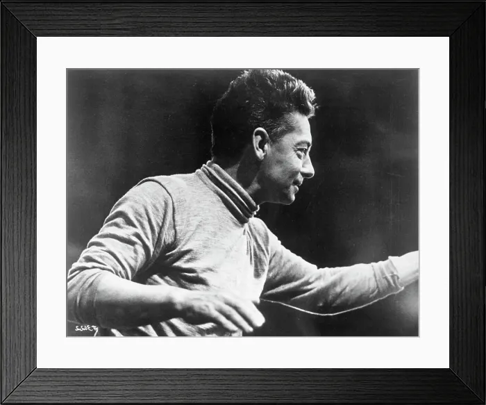 Framed Print : Herbert Von Karajan Conducting Framed Print : Herbert Von Karajan Conducting