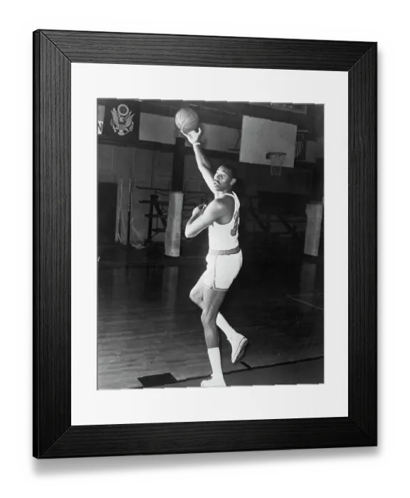 Framed Print : Wilt Chamberlain Playing Basketball Framed Print : Wilt Chamberlain Playing Basketball