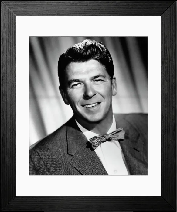 Framed Print : Portrait of Ronald Reagan Framed Print : Portrait of Ronald Reagan