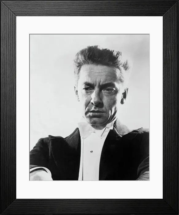 Framed Print : Portrait of Conductor Herbert Von Karajin Framed Print : Portrait of Conductor Herbert Von Karajin
