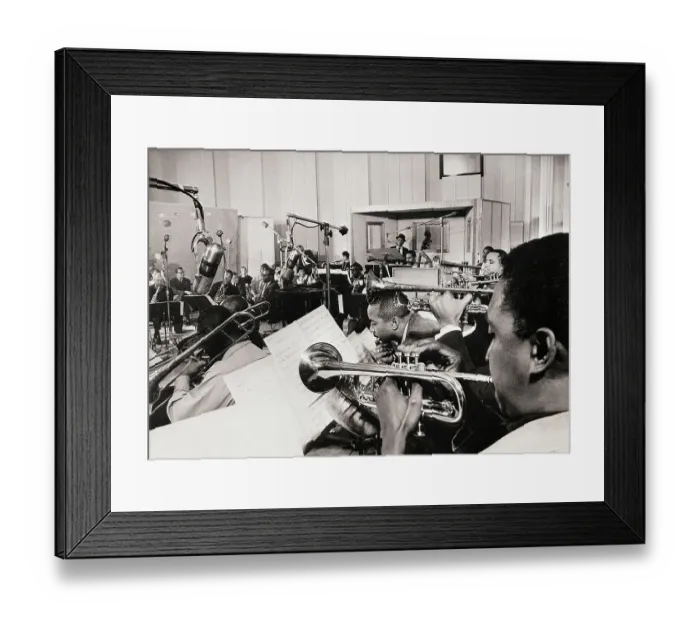 Framed Print : Count Basie and Frank Sinatra
