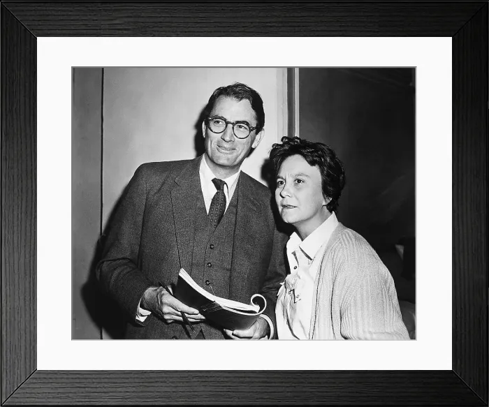 Framed Print : Gregory Peck and Harper Lee on Set of To Kill a Mockingbird Framed Print : Gregory Peck and Harper Lee on Set of To Kill a Mockingbird