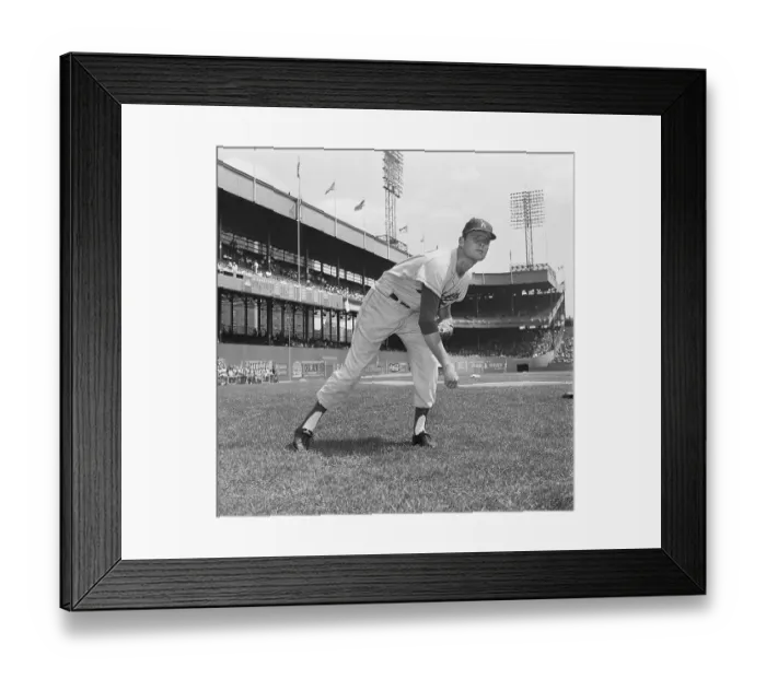 Framed Print : Don Drysdale in Pitching Stance Framed Print : Don Drysdale in Pitching Stance