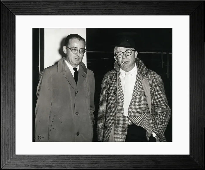 Framed Print : Billy Wilder and I.A.L. Diamond Return Framed Print : Billy Wilder and I.A.L. Diamond Return