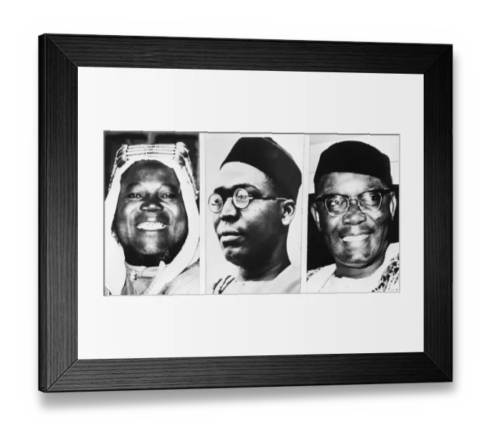 Framed Print : Nigerian Regional Leaders Framed Print : Nigerian Regional Leaders