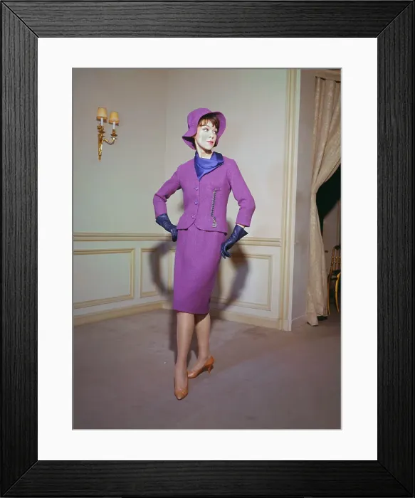 Framed Print : Guy Laroche Spring-Summer 1962 Fashion Show Framed Print : Guy Laroche Spring-Summer 1962 Fashion Show