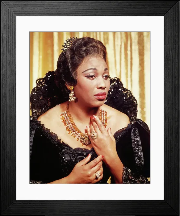 Framed Print : Opera Singer Leontyne Price in Costume Framed Print : Opera Singer Leontyne Price in Costume