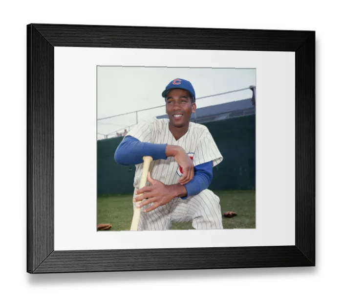 Framed Print : Ernie Banks Framed Print : Ernie Banks