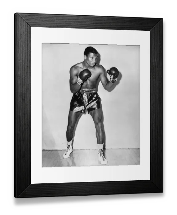 Framed Print : Portrait of Heavyweight Cleveland Williams Framed Print : Portrait of Heavyweight Cleveland Williams