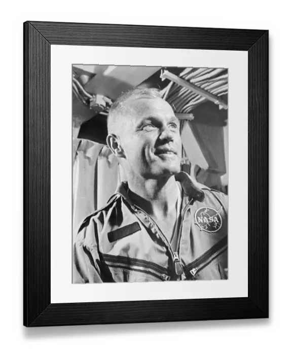 Framed Print : John Glenn Back From Space Framed Print : John Glenn Back From Space