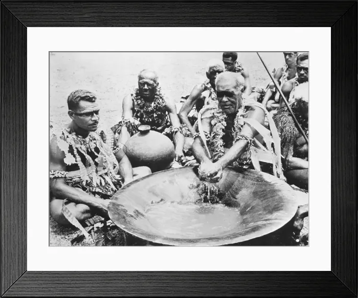 Framed Print : Participants of the Tonga Toast at Royal Ceremony Framed Print : Participants of the Tonga Toast at Royal Ceremony