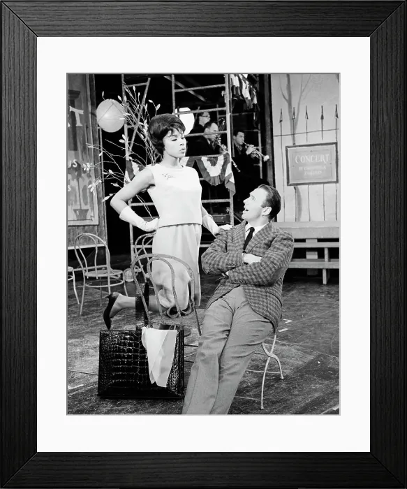 Framed Print : Diahann Carroll Rehearsing with Richard Kiley Framed Print : Diahann Carroll Rehearsing with Richard Kiley