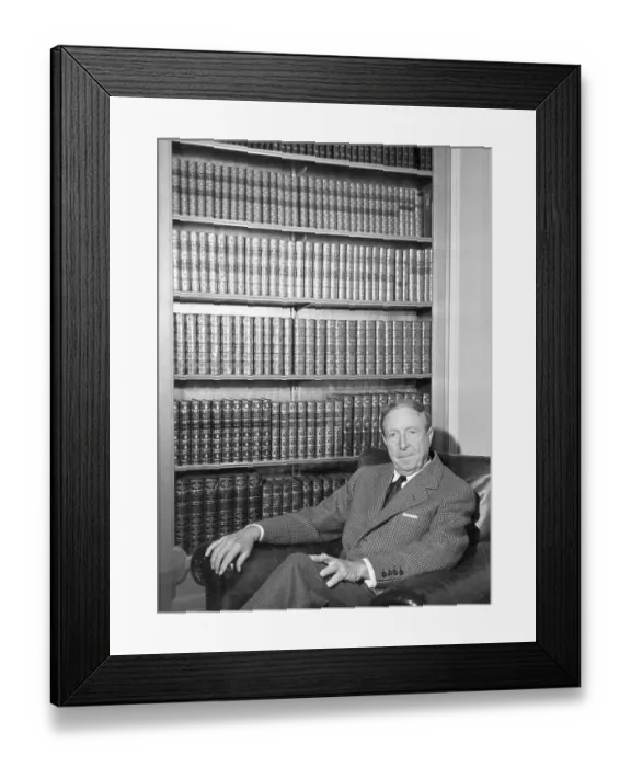 Framed Print : A.J. Cronin Sitting in His Study Framed Print : A.J. Cronin Sitting in His Study