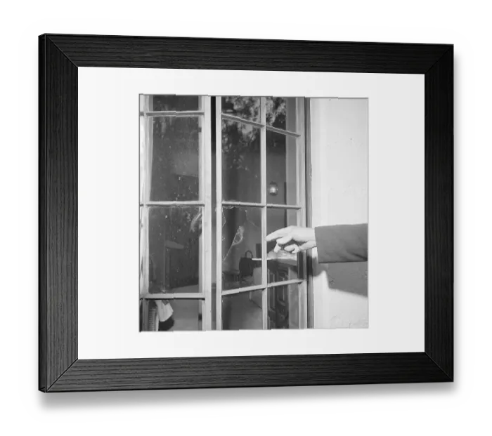 Framed Print : Marilyn Monroe's Broken Bedroom Window