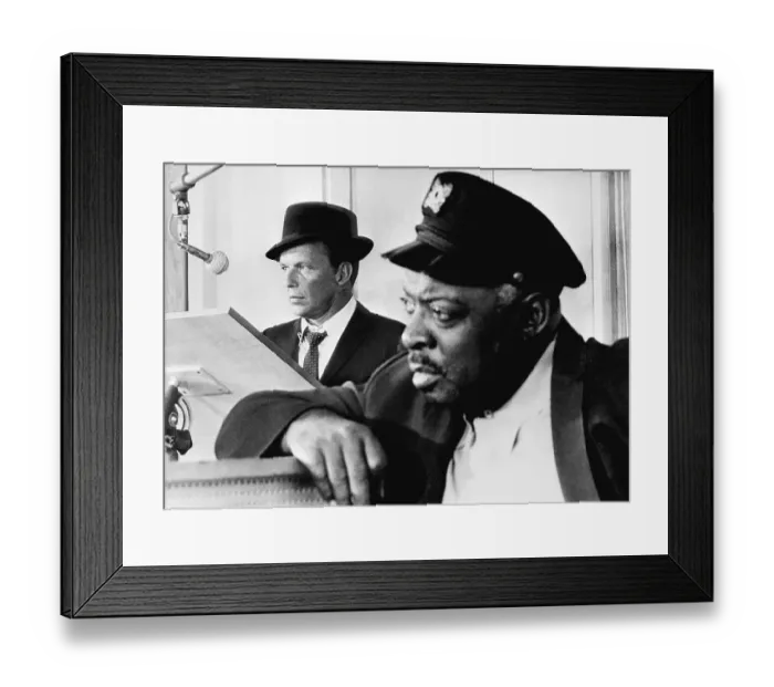Framed Print : Frank Sinatra and Count Basie Framed Print : Frank Sinatra and Count Basie