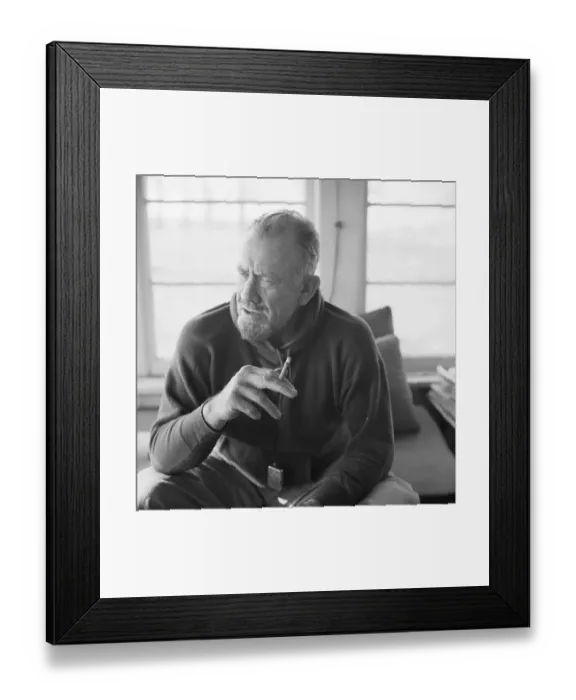 Framed Print : Portrait of John Steinbeck Framed Print : Portrait of John Steinbeck