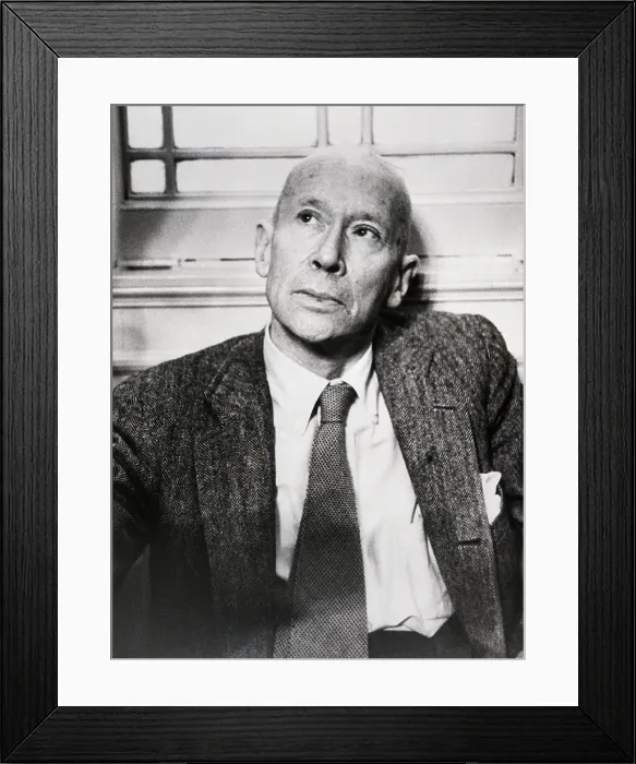 Framed Print : Portrait of Poet e.e. cummings Framed Print : Portrait of Poet e.e. cummings