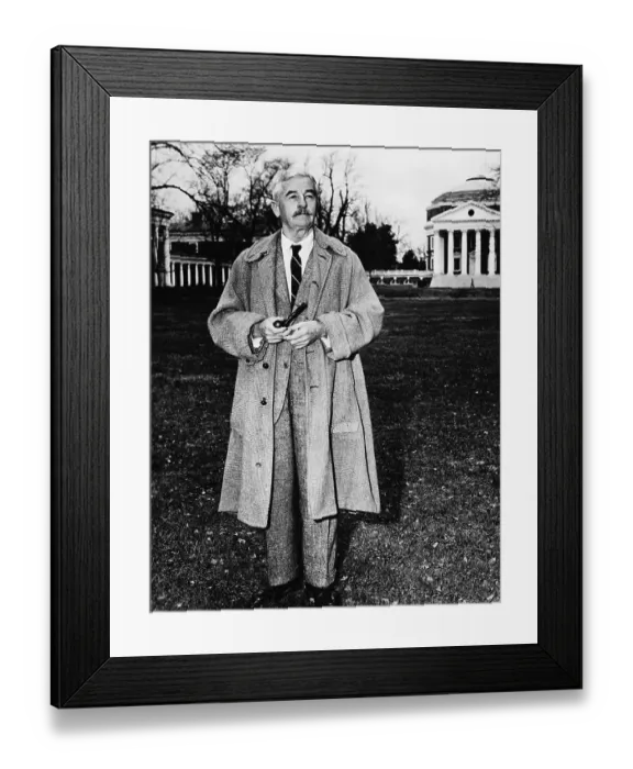 Framed Print : William Faulkner at University of Virginia Framed Print : William Faulkner at University of Virginia