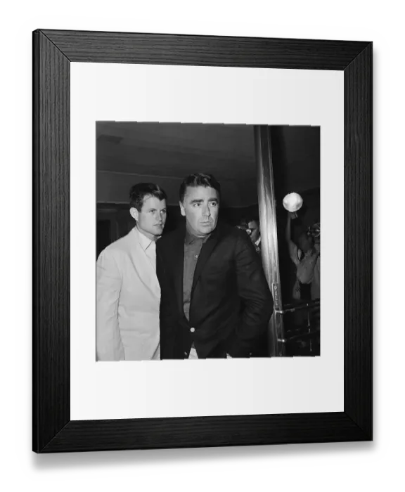 Framed Print : Ted Kennedy And Peter Lawford Framed Print : Ted Kennedy And Peter Lawford