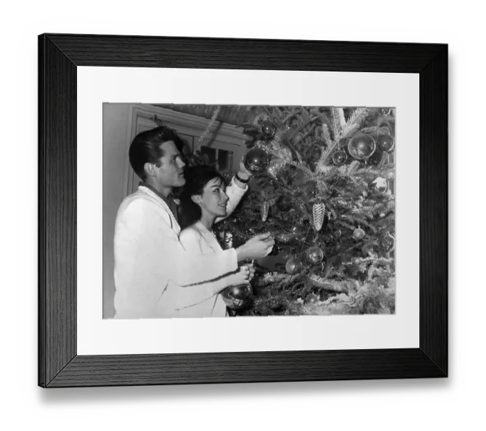Framed Print : Chet Baker And Woman Adorn Christmas Tre Framed Print : Chet Baker And Woman Adorn Christmas Tre