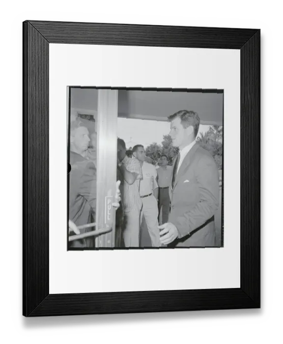 Framed Print : Edward Kennedy at St. Mary's Hospital Framed Print : Edward Kennedy at St. Mary's Hospital