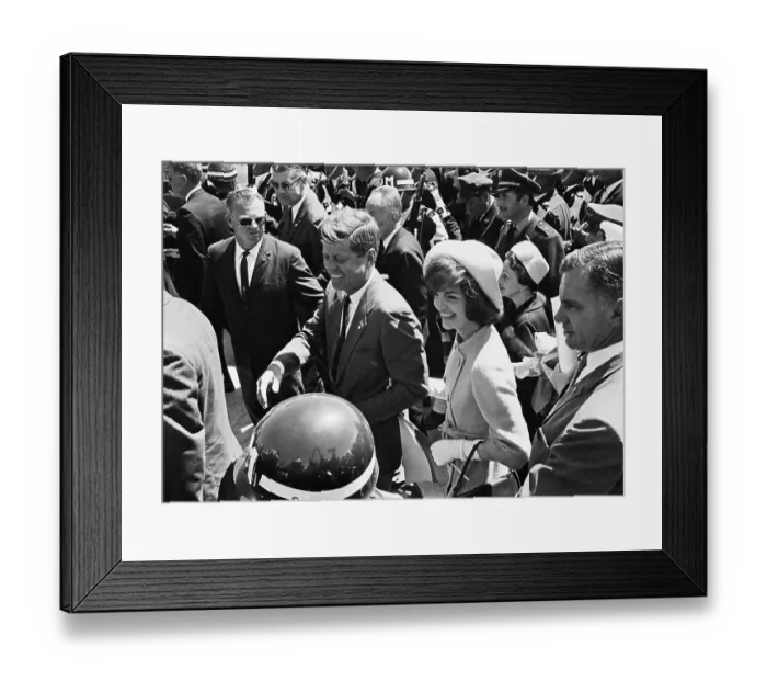 Framed Print : President and Mrs. Kennedy Visiting Colombia