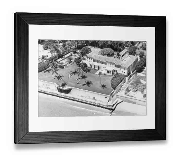 Framed Print : View of Joseph Kennedy's Estate Framed Print : View of Joseph Kennedy's Estate