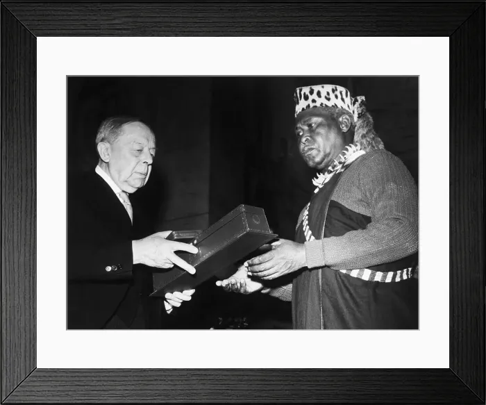 Framed Print : Albert Lutuli Receiving Nobel Peace Prize Framed Print : Albert Lutuli Receiving Nobel Peace Prize