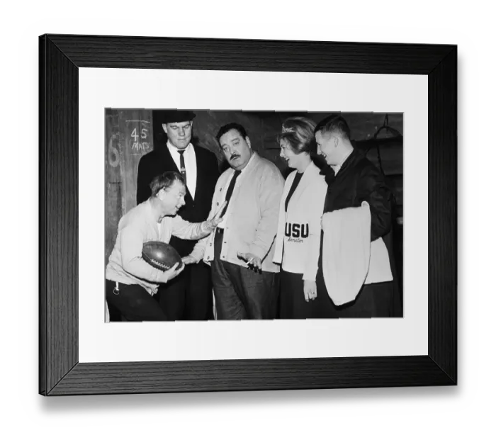 Framed Print : Mickey Rooney and Jackie Gleason Framed Print : Mickey Rooney and Jackie Gleason