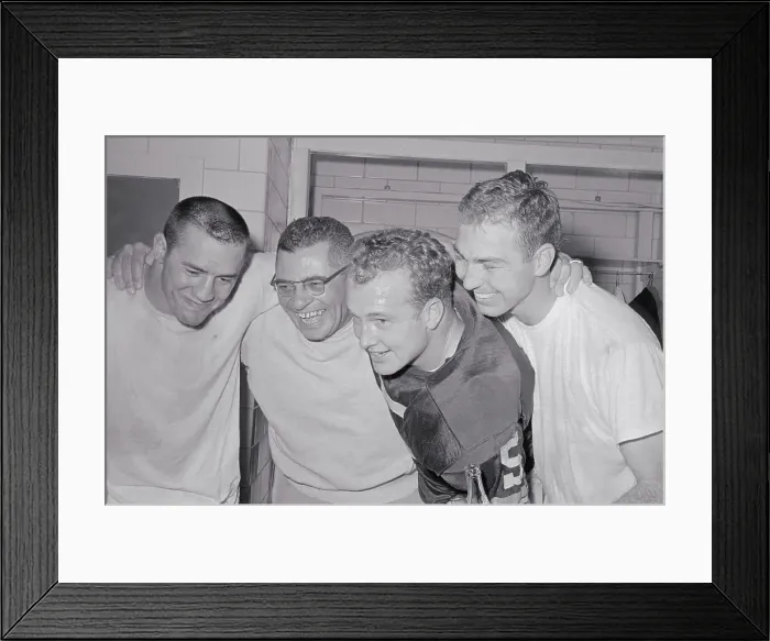 Framed Print : Paul Hornung and his Teammates Celebrating Super Bowl Framed Print : Paul Hornung and his Teammates Celebrating Super Bowl