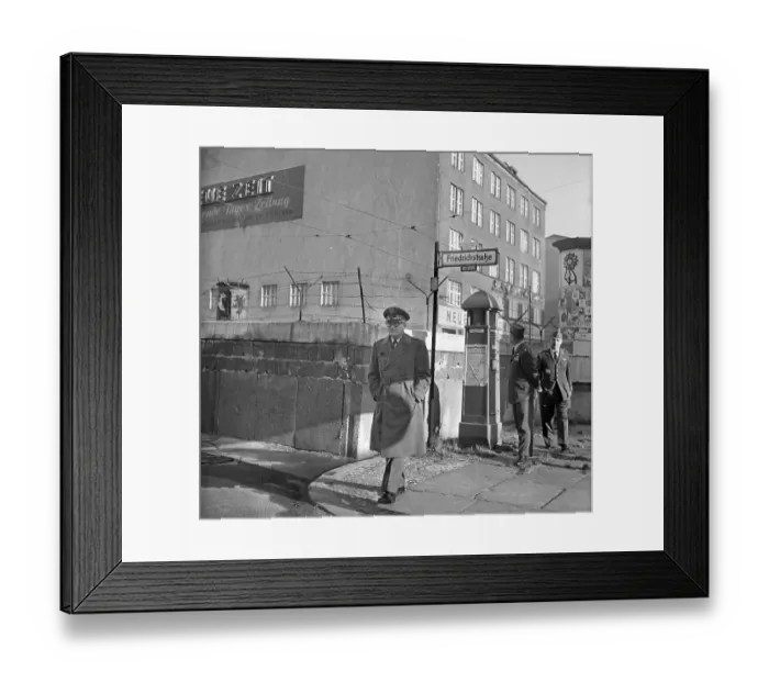 Framed Print : Barry Goldwater Near Checkpoint Charlie Framed Print : Barry Goldwater Near Checkpoint Charlie