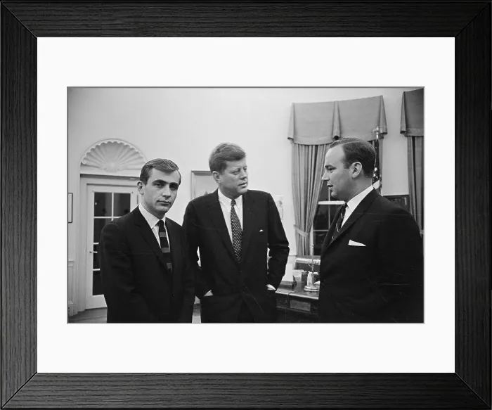 Framed Print : Rupert Murdoch, Zell Rabin, and President Kennedy Framed Print : Rupert Murdoch, Zell Rabin, and President Kennedy