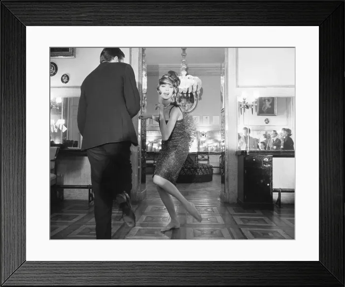 Framed Print : The Twist Done By French Cover Girl