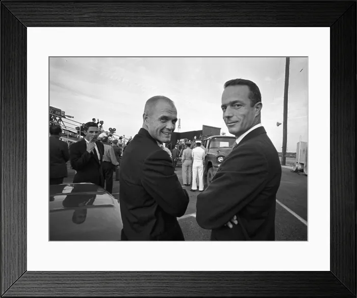 Framed Print : John Glenn Smiling with Malcolm S. Carpenter Framed Print : John Glenn Smiling with Malcolm S. Carpenter