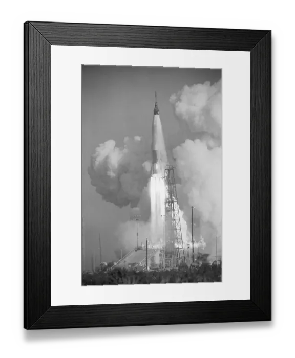 Framed Print : Rocket Ship Takeoff Framed Print : Rocket Ship Takeoff
