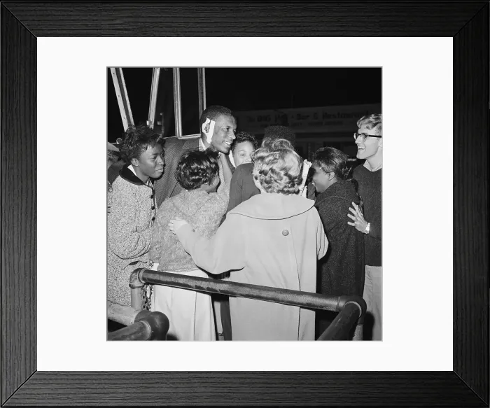 Framed Print : Beating Victim Arrives Framed Print : Beating Victim Arrives