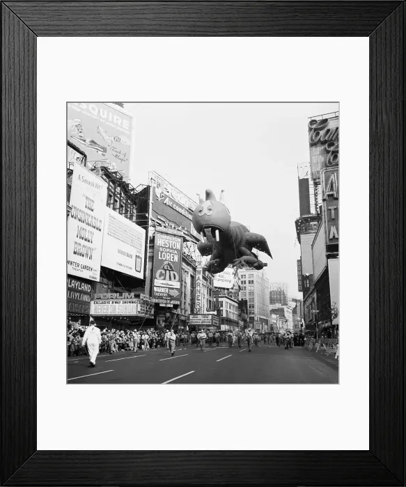 Framed Print : Dragon Balloon During Thanksgiving Day Parade Framed Print : Dragon Balloon During Thanksgiving Day Parade