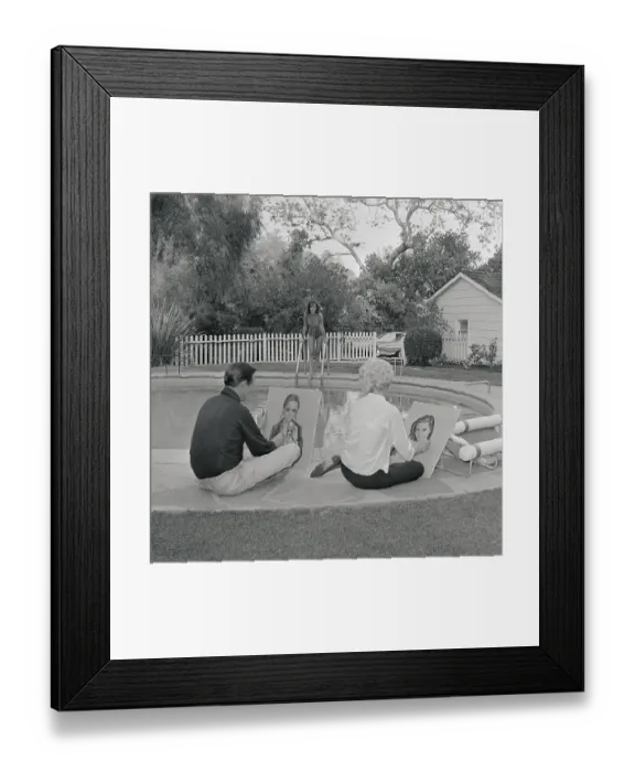 Framed Print : Keanes at Natalie Wood's Home Framed Print : Keanes at Natalie Wood's Home