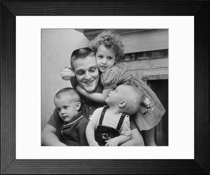 Framed Print : Roger Maris Enjoying New Title