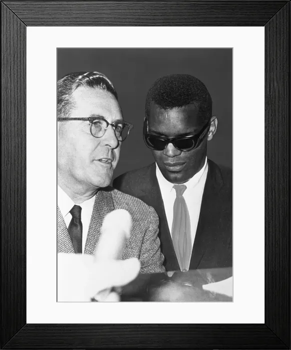 Framed Print : Attorney Speaks For Ray Charles Framed Print : Attorney Speaks For Ray Charles