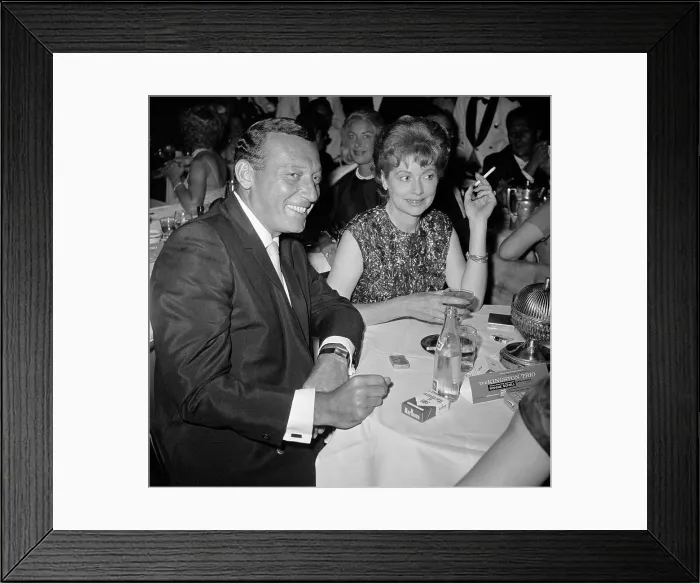 Framed Print : Lucille Ball Sitting with Gary Morton Framed Print : Lucille Ball Sitting with Gary Morton