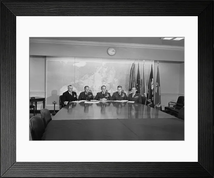 Framed Print : Portraits of the Joint Chief of Staff Framed Print : Portraits of the Joint Chief of Staff