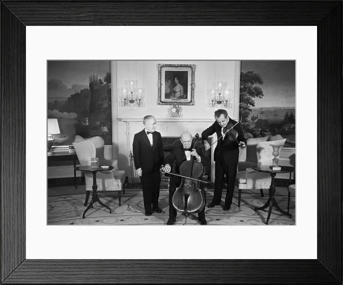 Framed Print : Practicing for a Concert in the East Room of the White House Framed Print : Practicing for a Concert in the East Room of the White House