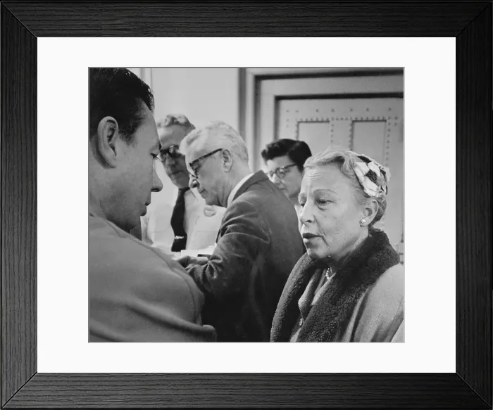 Framed Print : Estelle Griswold and Dr. C. Lee Buxton After Being Arrested Framed Print : Estelle Griswold and Dr. C. Lee Buxton After Being Arrested