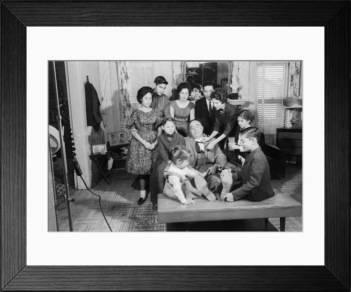 Framed Print : Henry B. Gonzalez and Family Framed Print : Henry B. Gonzalez and Family