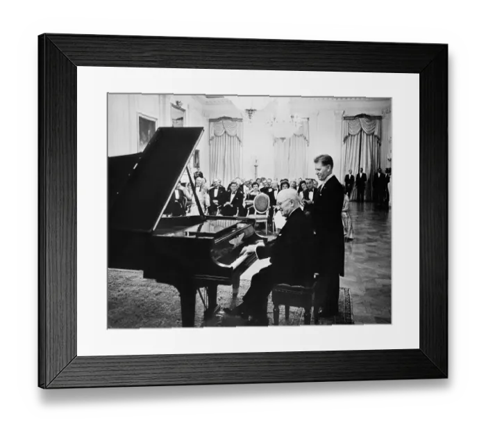 Framed Print : Harry Truman Playing Piano Framed Print : Harry Truman Playing Piano